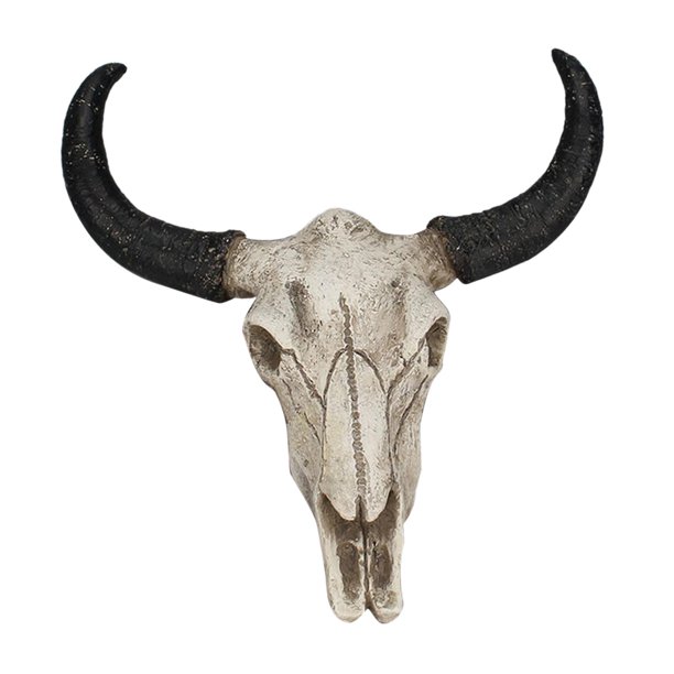 Resina Art Decoración de Pared para Montaje en Pared Decoración Bull Head Sunnimix Decoración de cabeza de animal