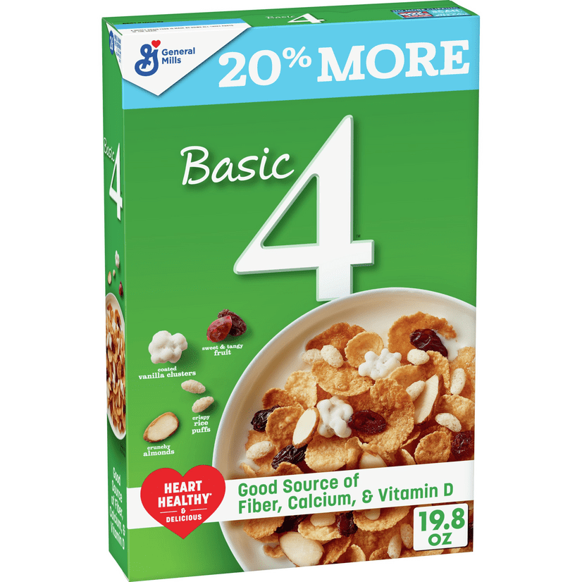Basic 4, Multigrain Fruit and Nuts Cereal, 19.8 oz