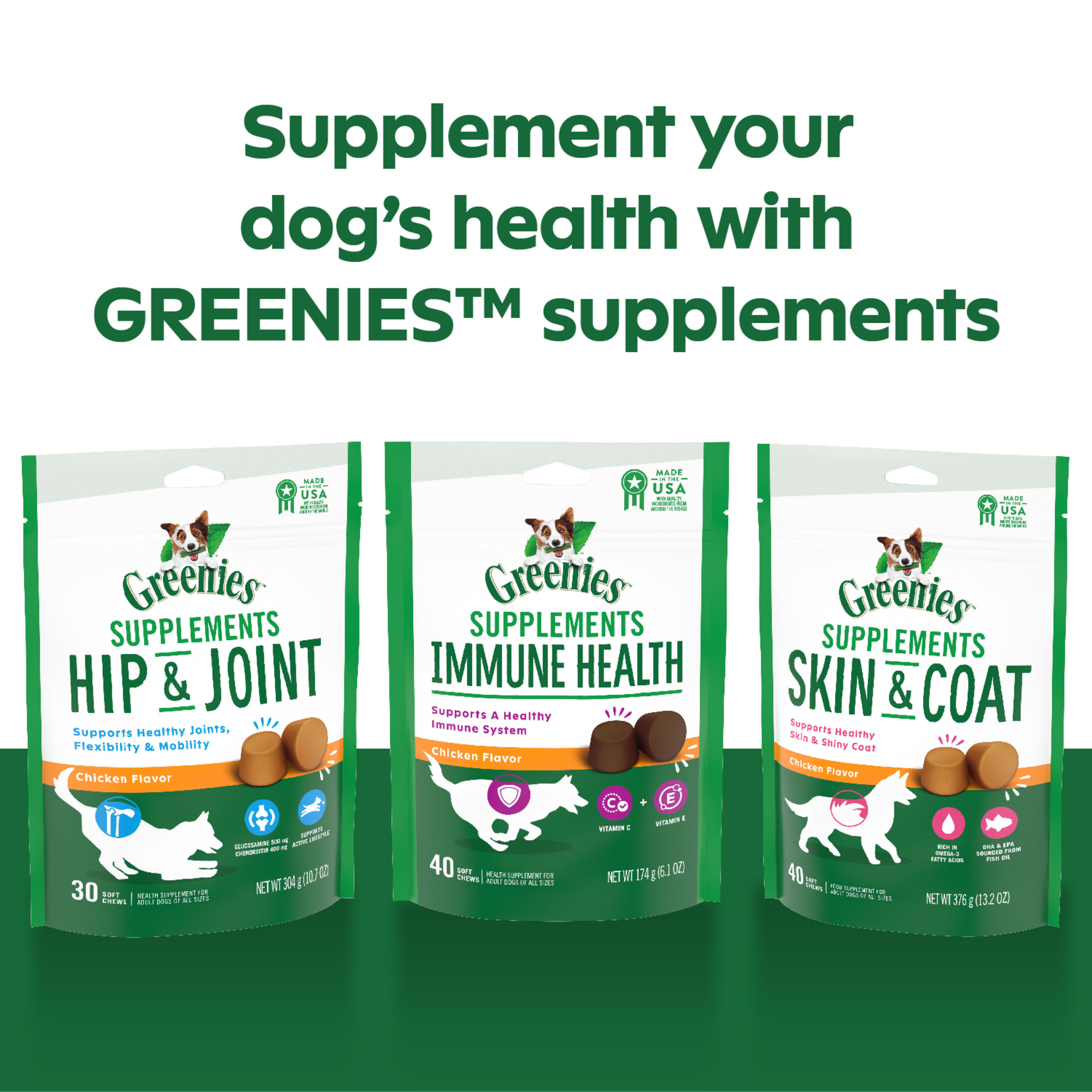 Buy GREENIES Skin & Coat Food Supplements With Omega 3 Fatty Acids, 40