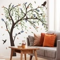 thumbnail image 4 of Branches and bird stickers, big tree stickers, bird stickers，Removable Bathroom Wall Art Decor Peel and Stick Murals for Nursery Bedroom Living Room Classroom Cars ,Playroom,Kindergarten Decor, Trans, 4 of 10