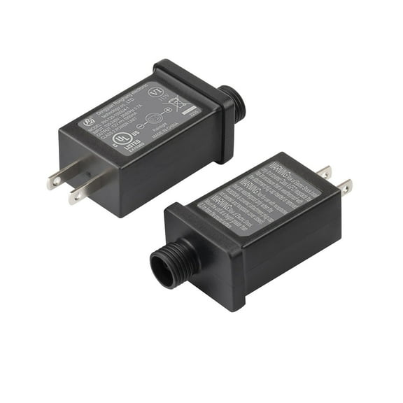 Replacement Yard Inflatable Adapter Power Supply Adaptor - 12V 1.0A - Inflatable Plug Replacement Class 2 Power Supply - for Christmas Tree Light Yard Blow Up Decorations