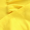 thumbnail image 5 of Odeerbi Dresses For Women 2025 Long Sleeve Elegant Long Round Neck Temperament Solid Color Dress Yellow, 5 of 7