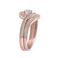 thumbnail image 2 of 1/2 Carat TW Diamond Interwine Bridal Set in 10k Rose Gold (G-H, I2-I3), 2 of 4
