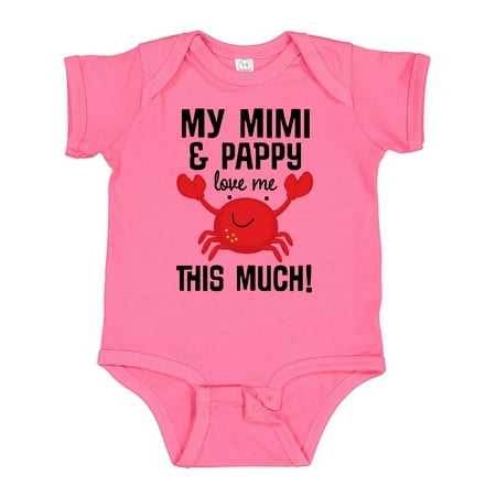

Inktastic Mimi and Pappy Love Me Gift Baby Boy or Baby Girl Bodysuit