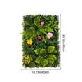 thumbnail image 2 of Expandable Faux Leaf Hedge Fence Panel for Balcony, Garden, and Outdoor Privacy Screens - Weather-Resistant Decorative Wall for Patio, Backyard, and Event Spaces, 2 of 5