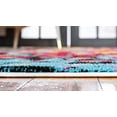 thumbnail image 4 of Unique Loom Lyon Collection Tapis Moderne Abstrait, 9 x 12 Pieds, Multi/bleu, 4 of 5