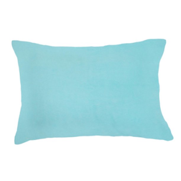 Indigo7 Authorized 80/20 Viscose(Derived from Bamboo) Velvet Pillow Oblong Aqua Unique Bargains Almohada