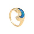 thumbnail image 1 of Anillos de corazón de amor de ojos malvados coloridos estéticos para mujer, anillos de dedo de Metal esmaltados con aceite de girasol dulce, joyería para parejas Tan Jianjun  unisex, 1 of 2