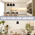 thumbnail image 4 of OULII 2pcs Hollow Lampshade Black from Dust for Bedroom, 4 of 8