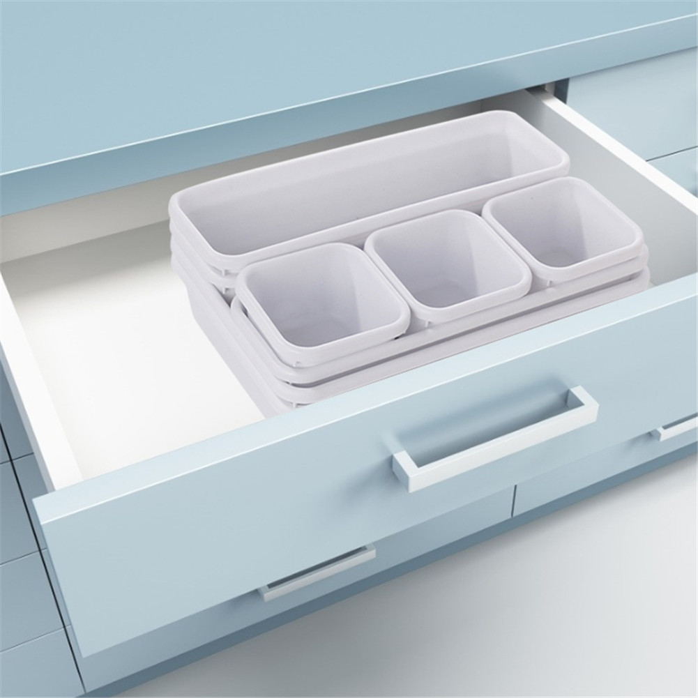 8PCS Drawer Style Storage Box Tray Shallow Drawer Organizers Separate