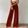thumbnail image 5 of BUIGTTKLOP Womens Dress Pants Wide Leg Pull on Work Pants Women Stretchy High Waisted Business Casual Trousers Slacks with Pockets, 5 of 6