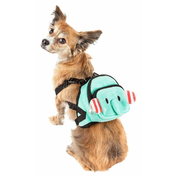 Pet Life ® 'Dumbone' Dual-Pocketed Animated Fashion Dog Harness Backpack