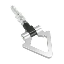 Racing Front Rear Bumper Screw on Tow Hook Trailer Triangle Ring for BMW 3 5 7 Series Z3 Z4 for Mini Cooper Silver Tone