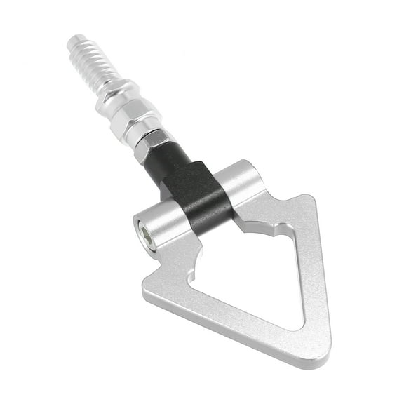 Racing Front Rear Bumper Screw on Tow Hook Trailer Triangle Ring for BMW 3 5 7 Series Z3 Z4 for Mini Cooper Silver Tone