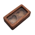 thumbnail image 4 of Caja para anillos de boda, organizador de joyas, de madera, portátil, ligera, para guardar baratijas. A, 4 of 9
