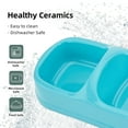 thumbnail image 3 of Plastic Pet Bowls Dog Supply Food Feeding Bowl Cat Water Dish Feeder,blue, 3 of 5