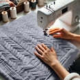 thumbnail image 3 of Soimoi 40 Pcs 10 x 10 inches Solid Quilting Fabric Bundles Precut, DIY Cotton Fabric Squares, Solid Layer Cakes Patchwork Materials for Crafts, Charm Squares for Quilts, Sewing - Pastel Light Blue, 3 of 7