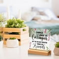 thumbnail image 6 of Work Bestie Gifts for Women,Retirement Farewell Leaving Going Away Gifts for Coworkers Colleague,Chance Made Us Colleagues Acrylic Desk Plaque Sign with Wooden Stand for Office Shelf Table Decor, 6 of 8