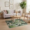 thumbnail image 3 of ODIKA Botanical Mid Print Monstera Motif Forest Sunset Abstract Round Pet Friendly & Kids Safe Play for Playroom, Bedroom, Reading Nook, 3 of 7