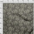 thumbnail image 2 of oneOone Cotton Flex Medium Gray Fabric Floral Craft Projects Decor Fabric Printed By The Yard 40 Inch Wide, 2 of 4