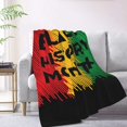thumbnail image 2 of XMXT Flannel Warm Throw Blanket, Black History Month Pattern Bedroom Decor Blankets for Bed Couch Living Room, 50 x 70 inches, 2 of 9