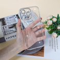 thumbnail image 6 of Compatible with iPhone 14 Pro Max Case,Full Camera Lens Protector Sparkle Shockproof Hard Back Case with Luxury Shiny Cute Glitter Acrylic Plate Cover for iPhone 14 Pro Max Women Girls（White）, 6 of 9