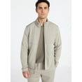 thumbnail image 2 of Athletic Works Men's and Big Men's Full Zip Mock Neck Hybrid Jacket, Size S-3XL, 2 of 6