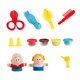 thumbnail image 3 of Juego de corte de pelo con arcilla de colores para barbería, juguetes divertidos y reutilizables para fiestas de aprendizaje temprano. Medio, 3 of 9
