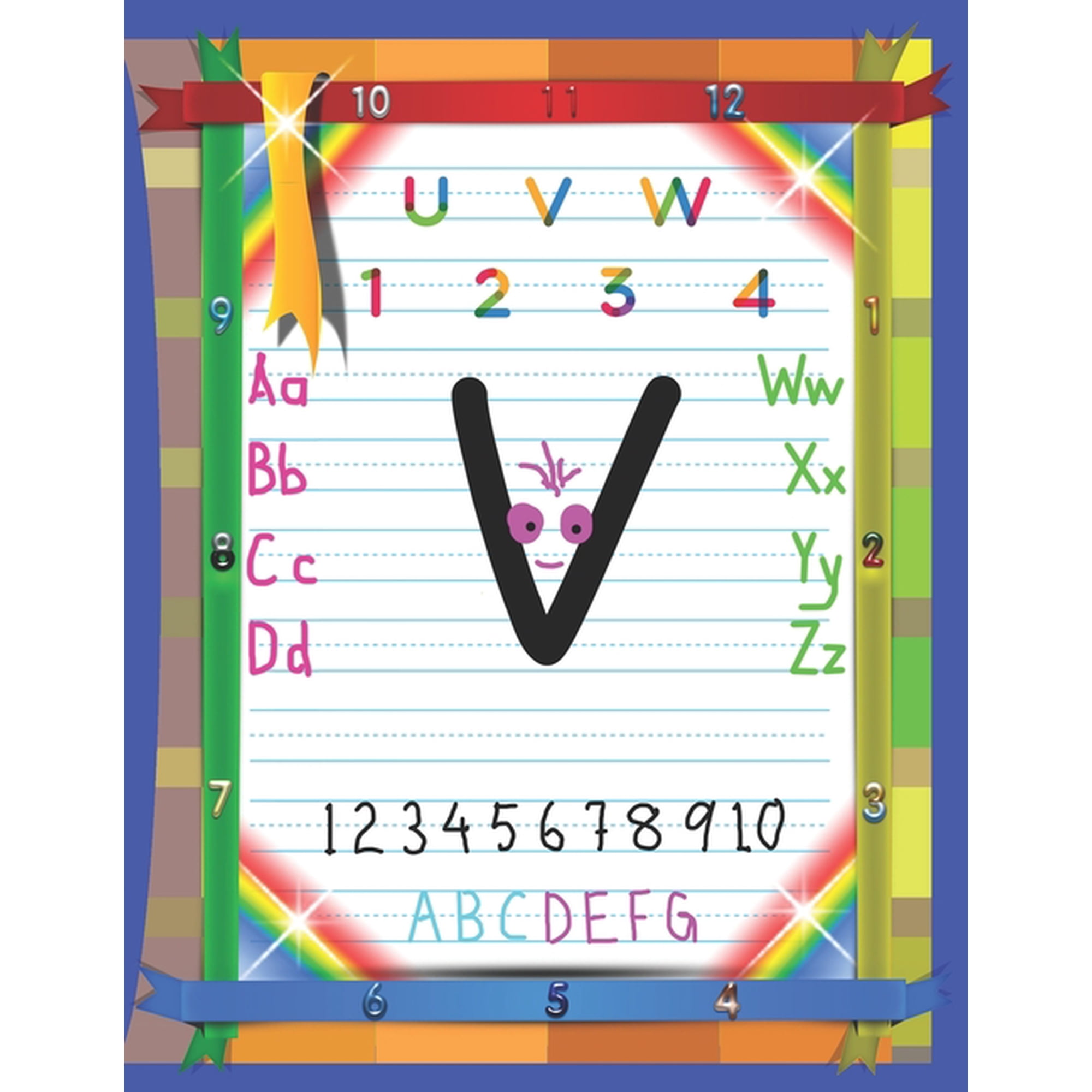 School Summer ABC Writing Prep: Summer gifts kids alphabet workbook. Summer Toddler Worksheeets. preschool summer worksh, (Paperback)