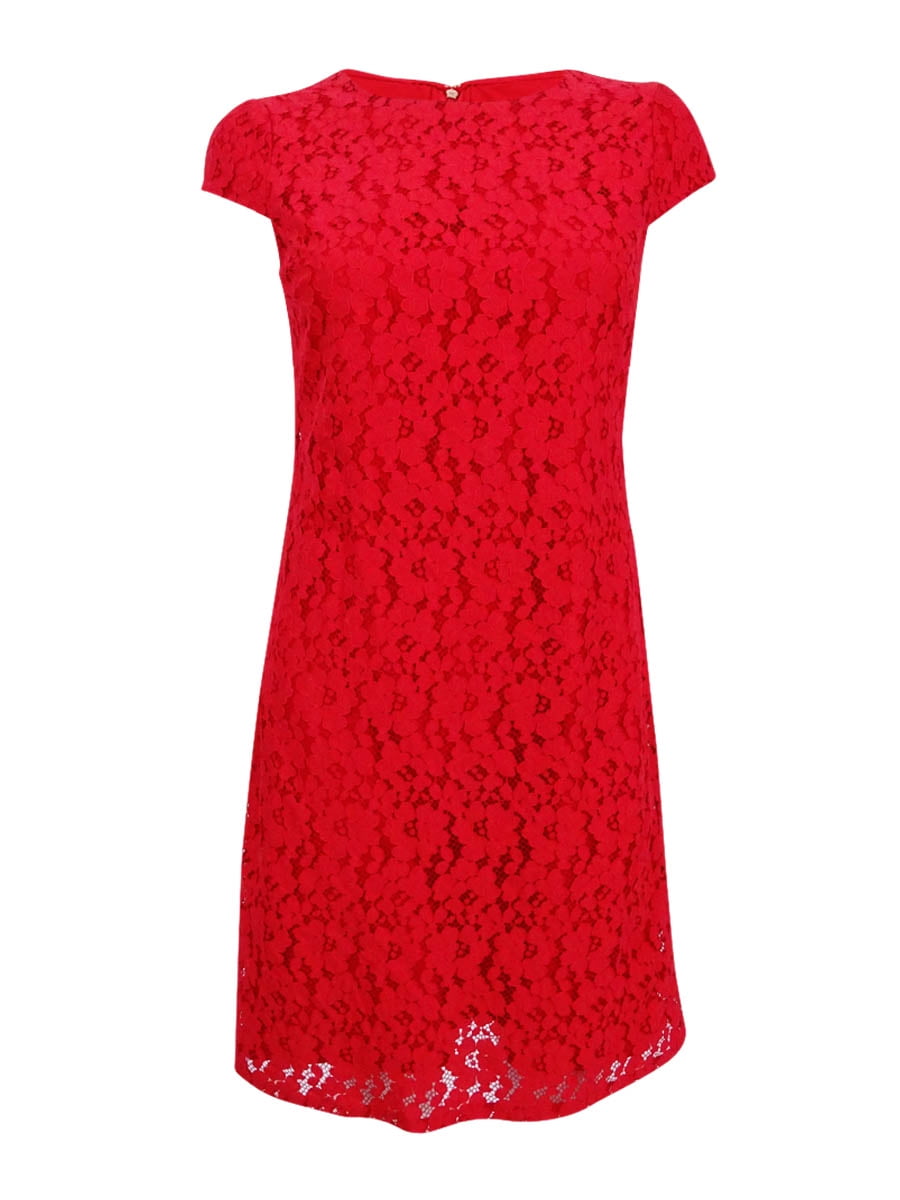 Tommy Hilfiger Womens Floral Lace Shift Dress 18, Dominican Republic | Ubuy