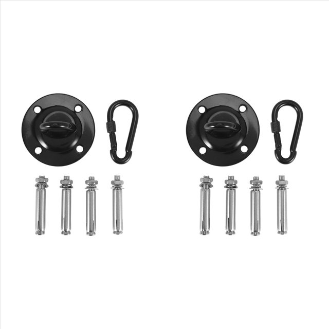 2X Silla Colgante con Gancho de Techo, Gancho de Techo de 400 Kg, Soporte Giratorio de 360 °, Gancho de Columpio para Techo, Hamaca, de Boxeo, Etc.