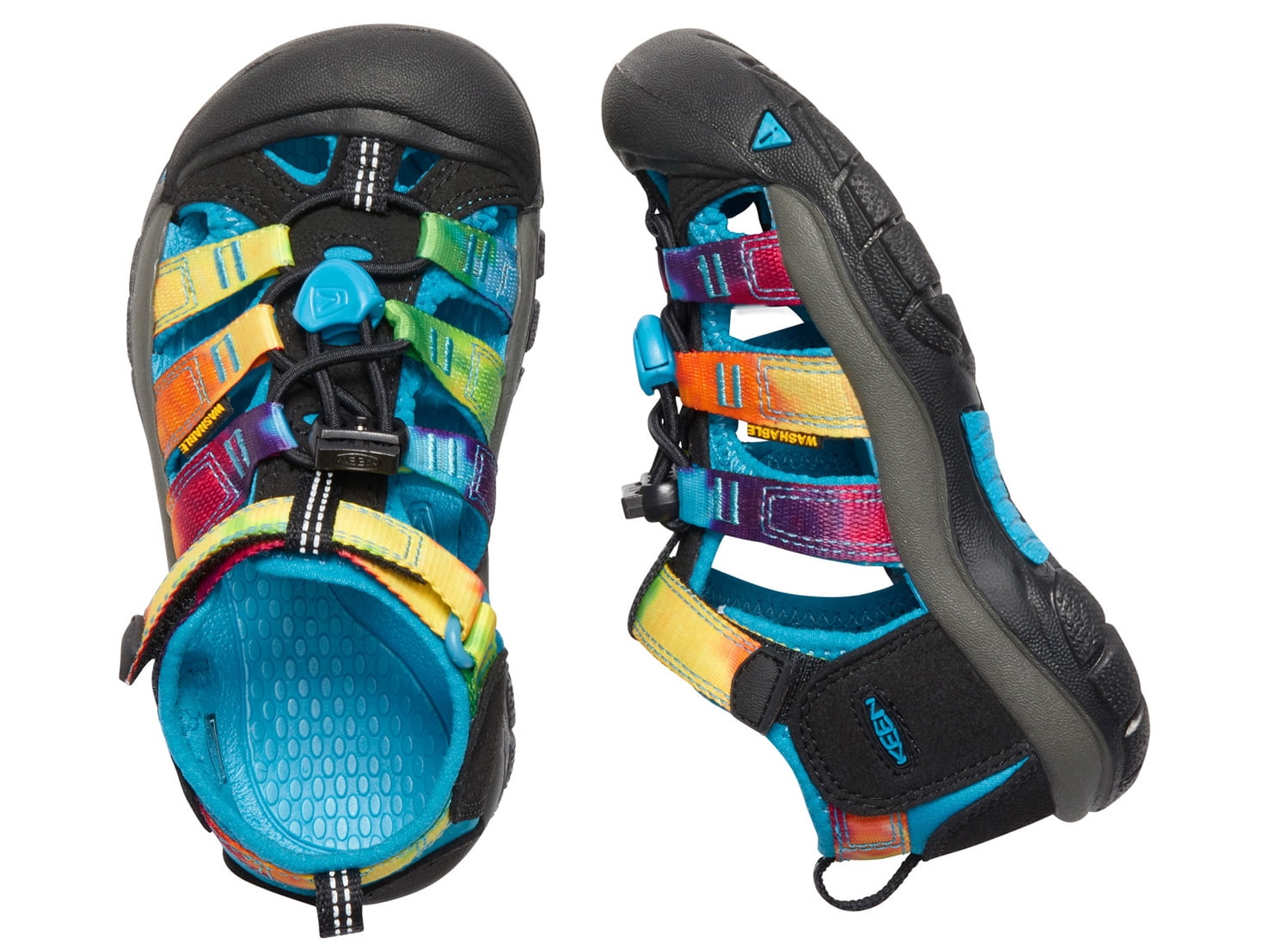 rainbow keen sandals