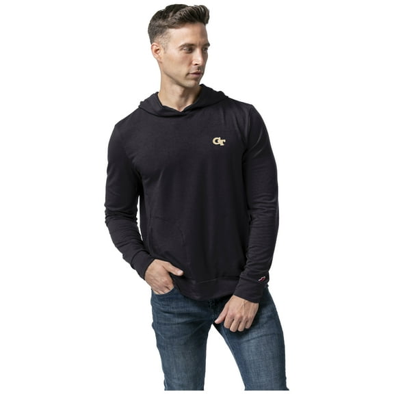 Men's League Collegiate Wear Black Georgia Tech Yellow Jackets All-Day Pullover Hoodie