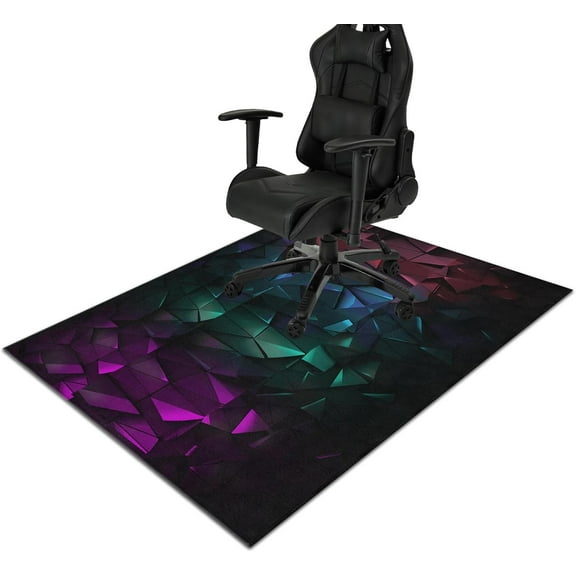 Office Chair Mat for Hardwood Gamer 48"x60" Computer Gaming Chair Mat Anti-Slip Rugs Game Protector for Rolling Chairs Under Desk Rug for Home