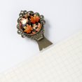 thumbnail image 5 of Thanksgiving leaves Elegant Vintage Copper-Colored Lace Bookmarks - Set of 2 Stainless Steel Book Markers, 5 of 5