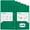 Green, variant on ViVin Heavy-duty Plastic Folder with 2 Pocket and 3-Prong Fasteners 12 Pack, Letter Size Assorted Colors