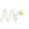 thumbnail image 3 of Folded Cat Tunnel Pet Interactive Toy Spring Toy Interactive Toy Durable Steel Wire Material Foldable Tubes Spiral Tunnel for Rabbits Kitty Yellow, 3 of 8