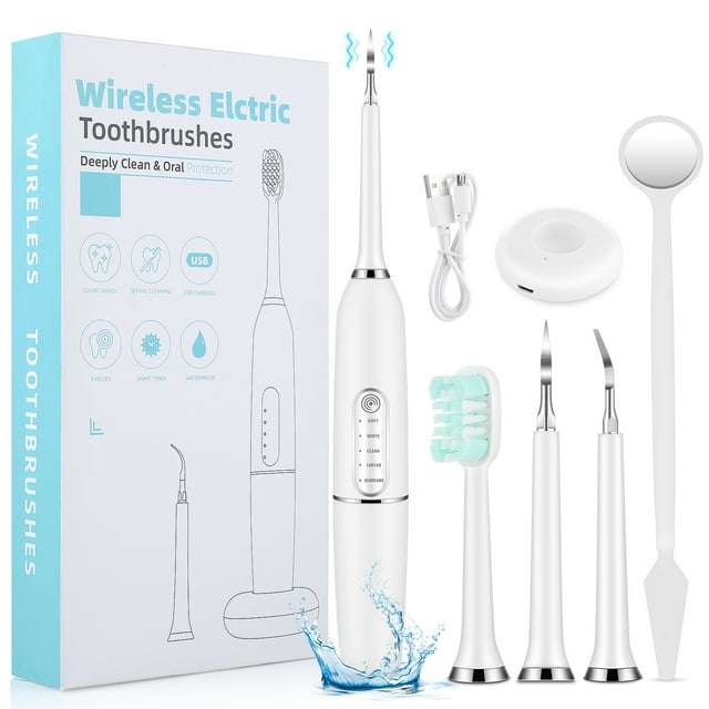 Cepillo de dientes eléctrico inalámbrico Limpiador de dientes eléctrico