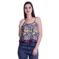 thumbnail image 1 of Moomaya Camisole Courte à Bretelles Spaghetti Imprimée pour Femmes, Hauts d'Été, 1 of 5