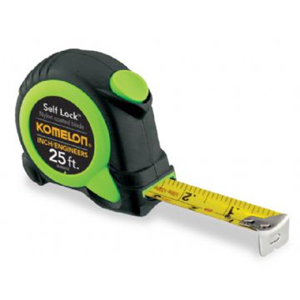 Komelon 25ft Self Lock (Inch/Engineer) Tape Measure
