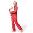 thumbnail image 5 of JOYIN Christmas Pajamas for Couples, Xmas Matching Family Pajamas Red Suit Set for Men Women, Holiday Pajamas Sleepwear, 5 of 8