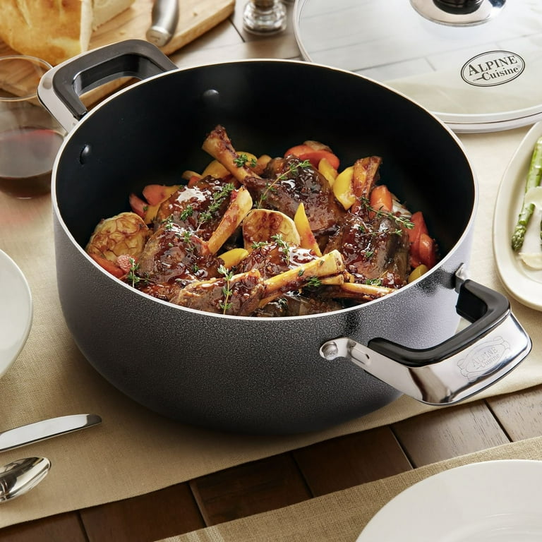 Alpine Cuisine Big Quart Heavy Duty Large Nonstick Cooking