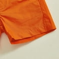 thumbnail image 4 of Baby Boy Outfits Toddler Clothes Child Kids Summer Cotton Soft Print Short Sleeved Running Suit 6M 12M 18M 24M 3T 4T T Shirt and Shorts T-Shirt with Solid 2Pcs Outfit 2-Piece Set, 4 of 9