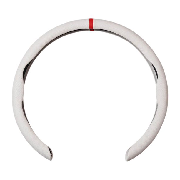 Leather Steering Wheel Cover Our Seasons Perforated Non-slip Sweat Sports Card Back To The Correct Standard Handle Sleeve