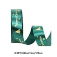 thumbnail image 3 of Btomtd 866.14"x0.98" Festive Curling Ribbon for Christmas Gift Wrapping and Party Decorations Versatile Ribbon for Creating Holiday Ornaments and Celebration Themes, Green-B, 3 of 6