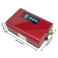 thumbnail image 2 of 24*13.5*6.5cm Red Rectangular Tankless Water Heater Electric Whole House Instant Hot for Homes Kitchens Apartments, 2 of 13