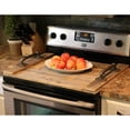 thumbnail image 3 of Kitchen Stove Top Cover; Noodle Board; Wooden Cover for Stove; Rustic Farmhouse Finish, 3 of 4