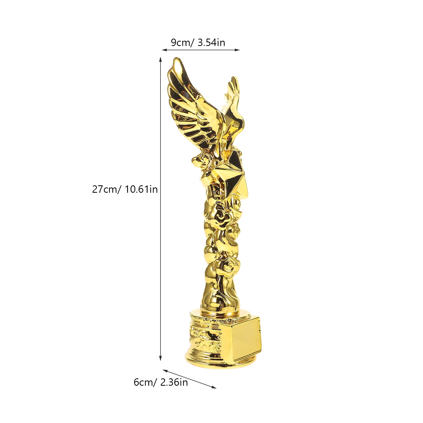 ELAYARD Golden Resin Employee Award Trophy with Design and Elegant Finish for Home or Office Recognition