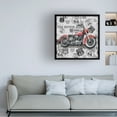 thumbnail image 2 of Trademark Fine Art Jean Plout Vintage Motorcycles On Route 66 6 Canvas Wall Art - 35x35, 2 of 4