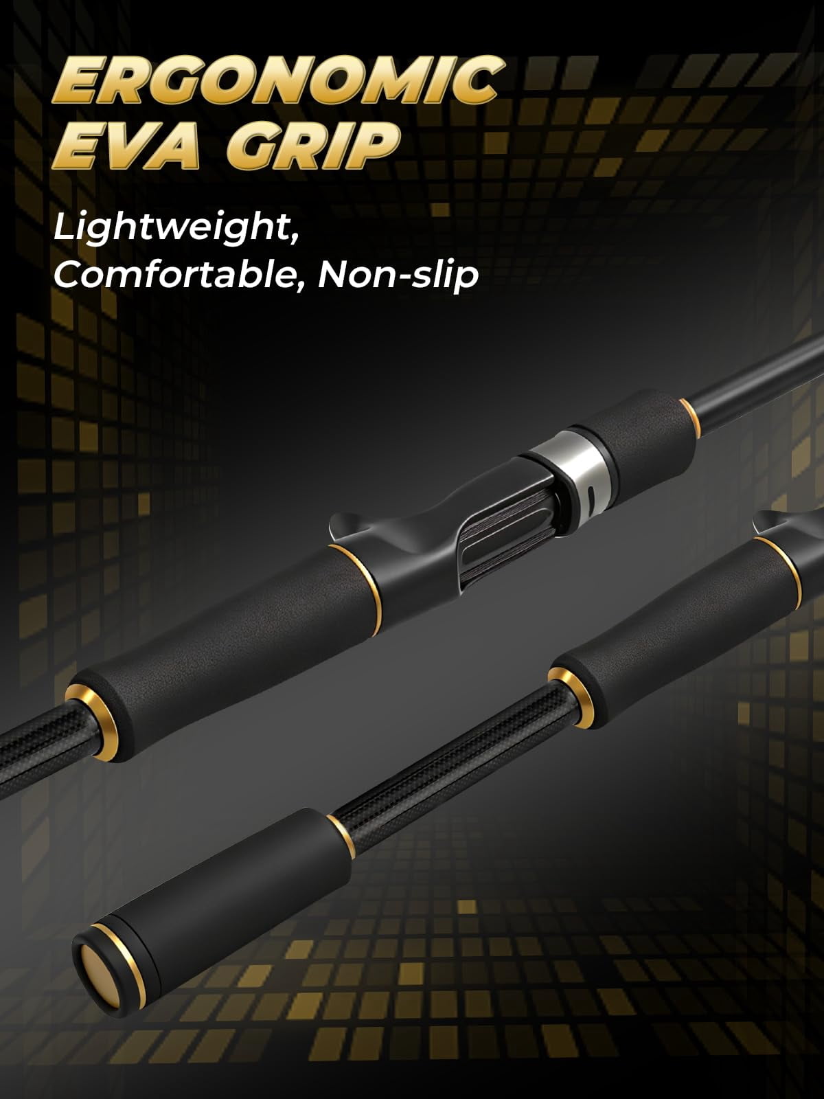 Fishing Rods  Carbon Fiber Spinning & Casting Poles Saltwater Resistant Guides 6'/7'/8'/9'/10'/12'-portable 2/3/4/-piece Telescopic Designs Cork/eva Grip For Bass Trout Inshore Surf